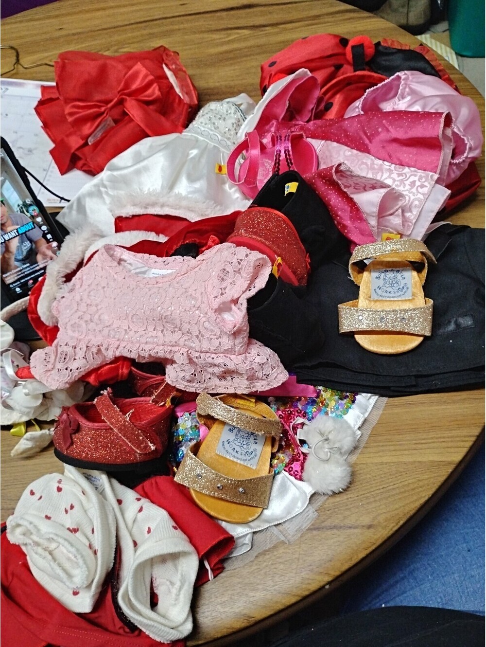 Lot Of Build a Bear BAB Clothes, Shoes and Accessories Mixed Lot